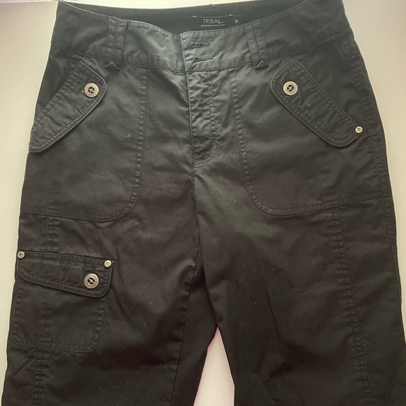 Black Cargo Pants - Picture 4 of 7